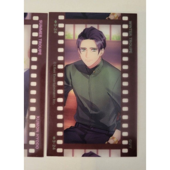 A3! Spring Summer Winter Troupe Kumon Hyodo, Chikage Utsuki, Guy Film Strip Card - Picture 2 of 5
